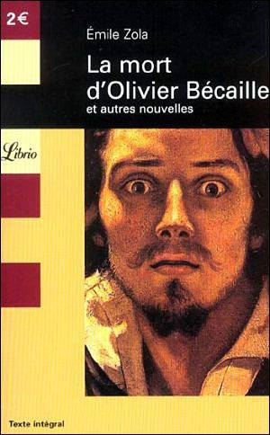 Couverture de "La mort d'Olivier Bécaille et autres nouvelles" d'Emile Zola