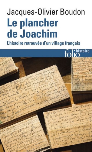 couverture de "Le plancher de Joachim" de Jacques-Olivier Boudon